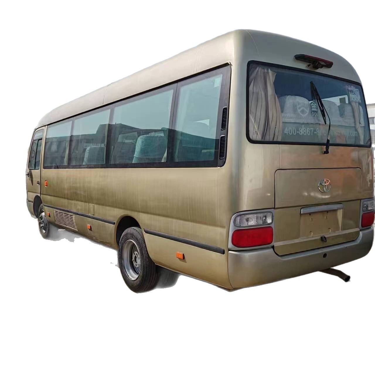 Wooden Floor Toyota 19-23 Seats Can Add Seats Coaster Luxury Business Car Minibus Coaster Car