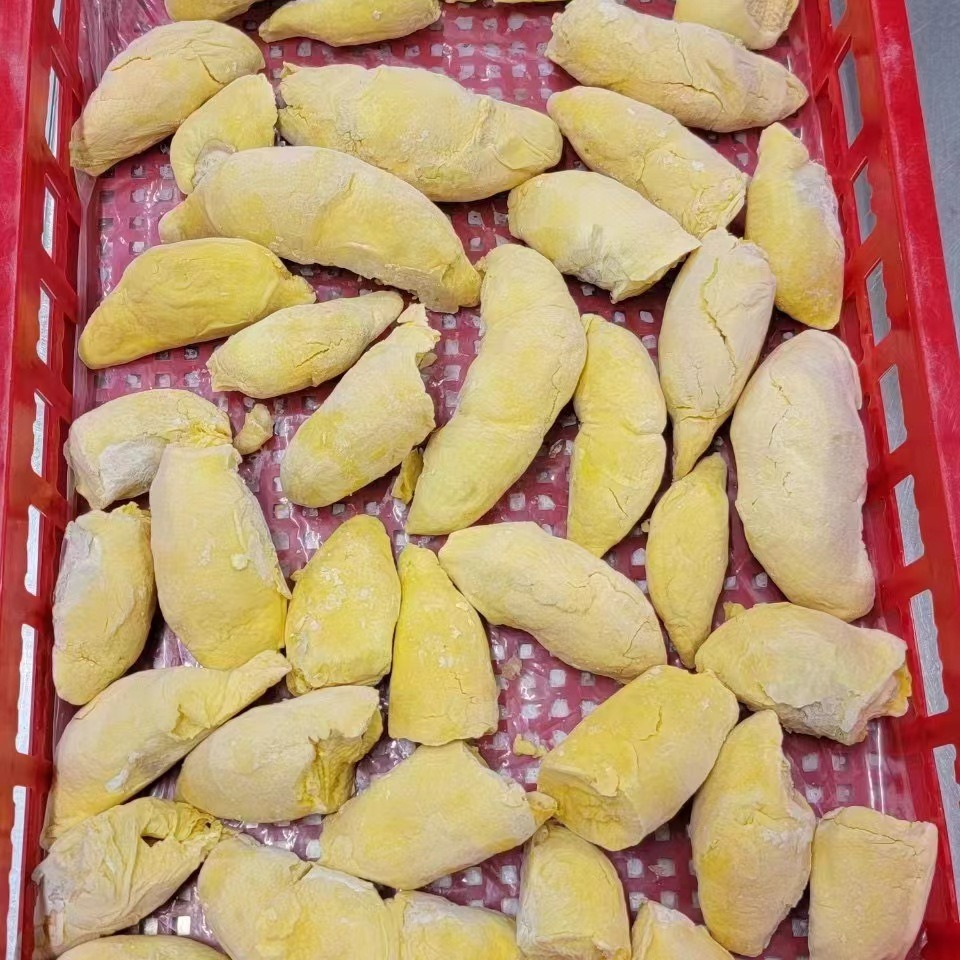 Factory Direct Sales of Frozen Dried Yao Durian Meat, Dried Yao Durian Frozen Meat, Suitable for Buffet Special Supply, Whole Box Wholesale