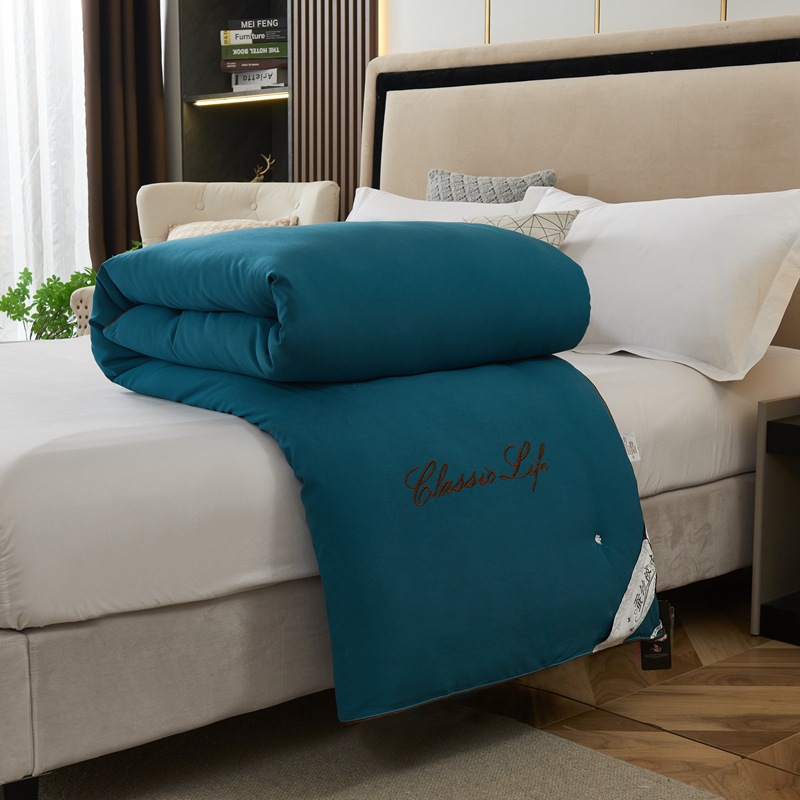 Кросс-бордерное одеяло, утолщенное зимнее одеяло, высококачественное ручное одеяло из шелка тутового, летнее одеяло для студенческого общежития, весеннее и осеннее одеяло