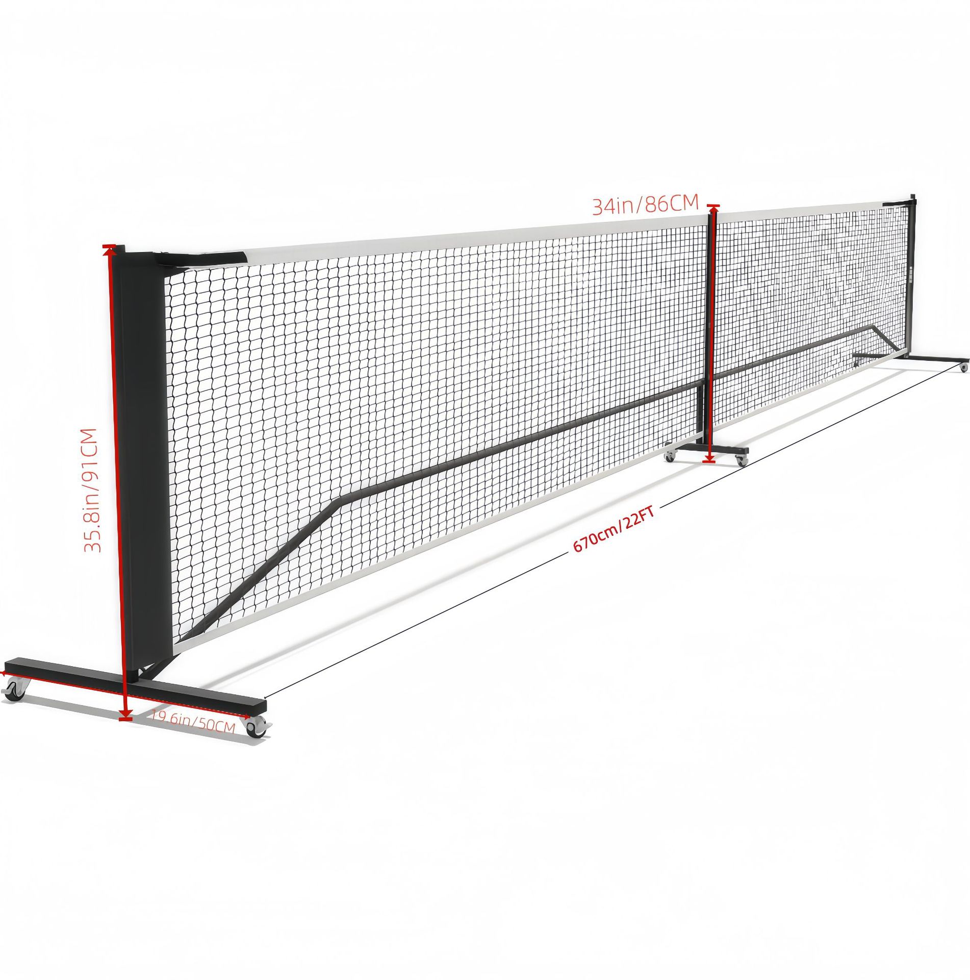 Pickleball Net Portable Pickleball Net Stand 6.7m Indoor and Outdoor Pickleball Nets Pickleball Net