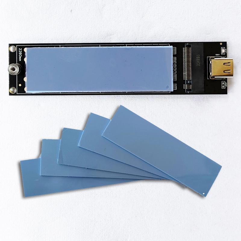 M.2 solid state mobile hard disk box accessories aluminum shell heat dissipation silicone paste screw column wholesale private mold source factory