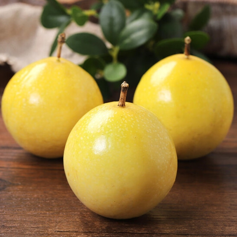 Golden Passion Fruit Guangxi Qinmi No. 9 Seasonal Fruit Egg Fruit Passiflora 2.5kg Sweet, Sour, and Juicy for Direct Purchase