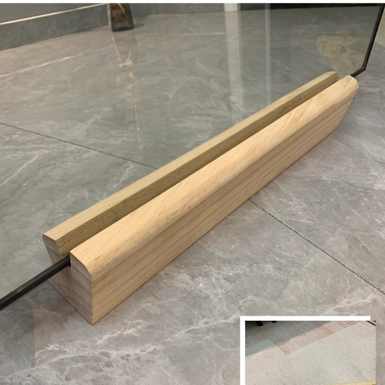 Solid wood floor mirror base fitting mirror support frame picture frame fixed heightening pad non-slip support frame base