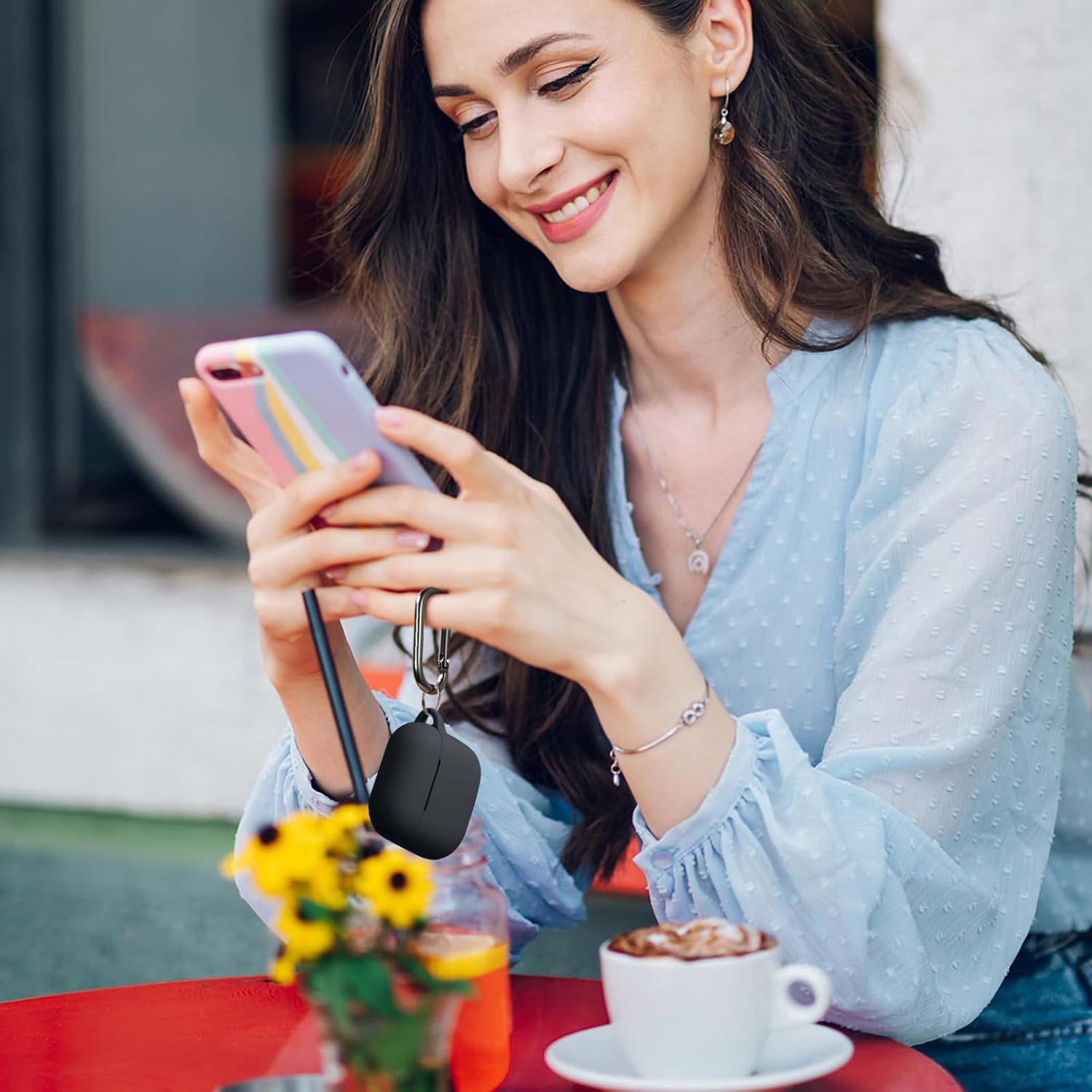 Suitable for Apple Airpodspro3 Protective Case, Silicone Earphone Case, Bluetooth Earphone Case, AirPods Protective Case