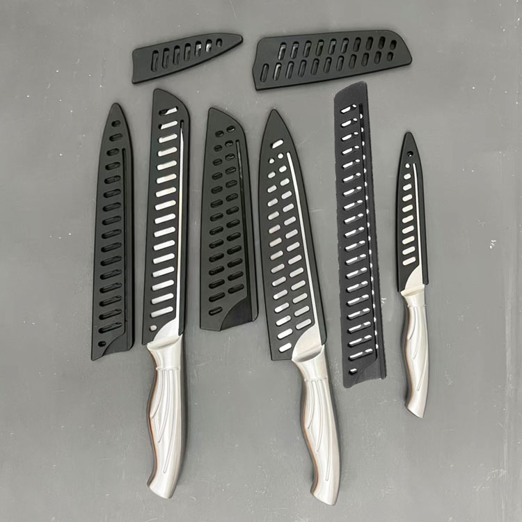 Knives Edges Guards Black Plastic Knife Sheath Multi Size Chef Knife Fruit Knife Knife Set