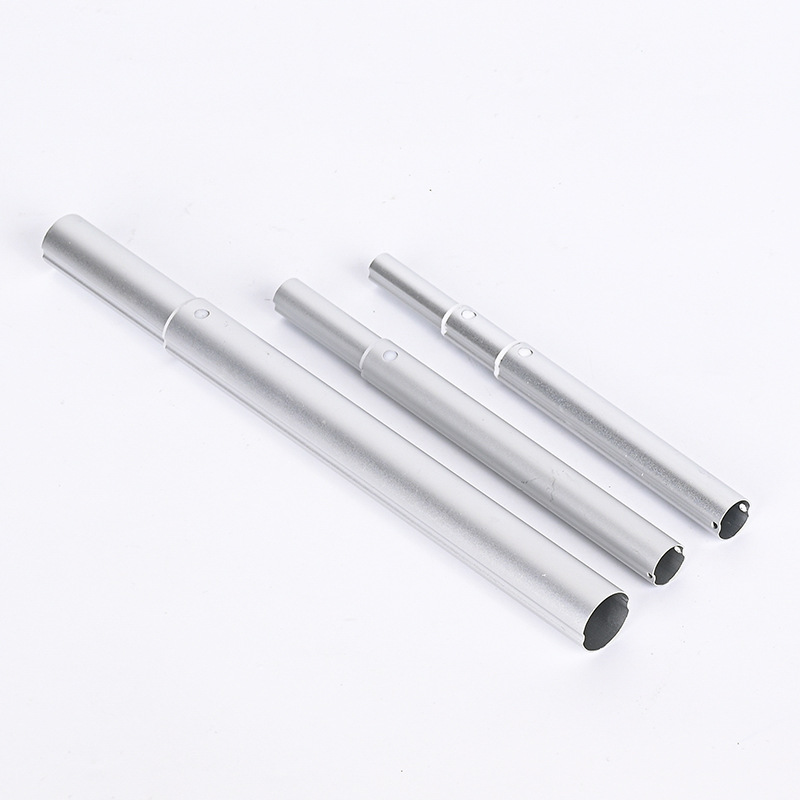 Aluminum Alloy Telescopic Tube Folding Telescopic Aluminum Tube Mobile Phone Live Broadcast Straight Pull Rod Accessories Aluminum Profile Telescopic Pole Wholesale