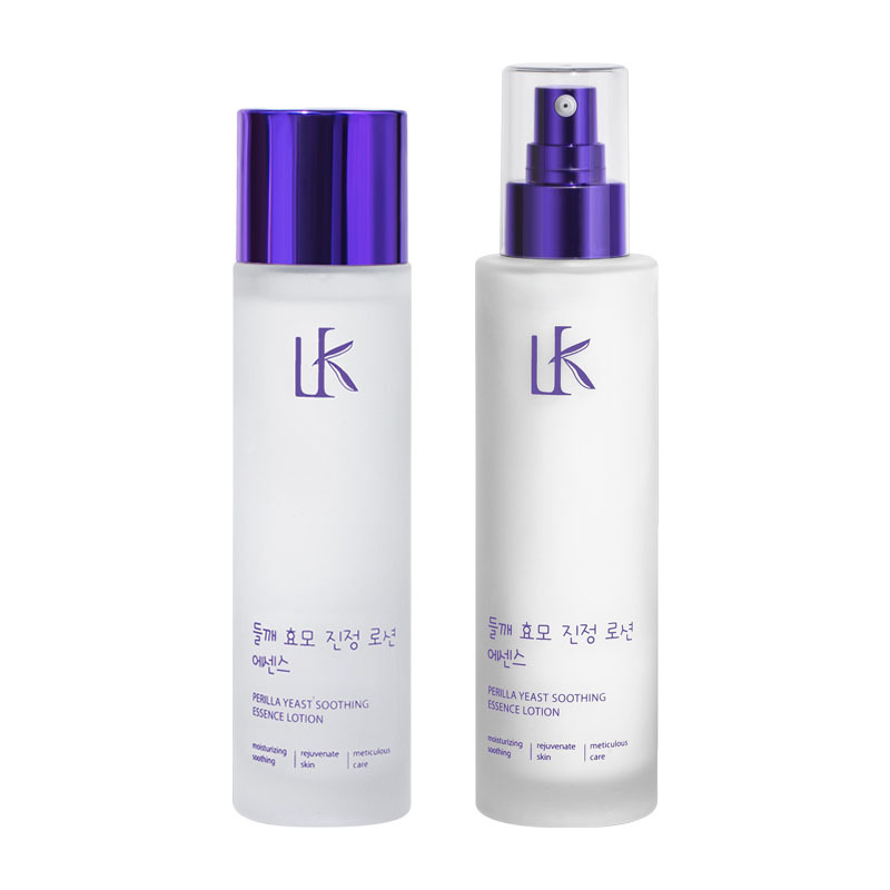 Lk Perilla Yeast Soothing Essence Water Emulsion Hydrating Moisturizing Improves Skin Skin Care Product Set Genuine Toner