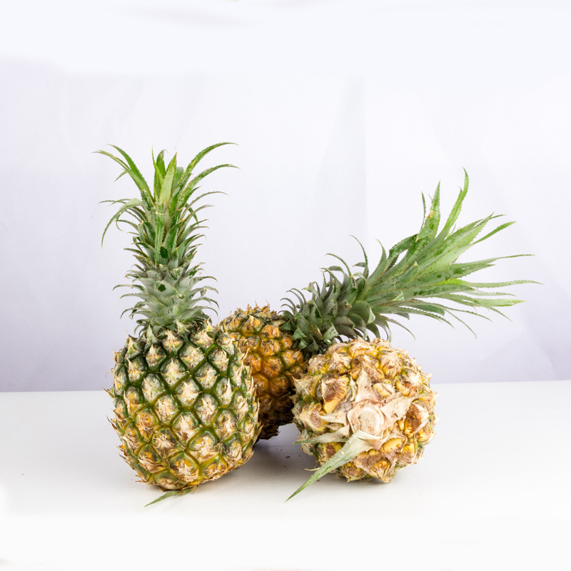 Hainan Golden Diamond Pineapple Fresh 5kg Authentic Pineapple Whole Box Fresh Fruit Style Pear Seasonal Perfume Pineapple Wholesale