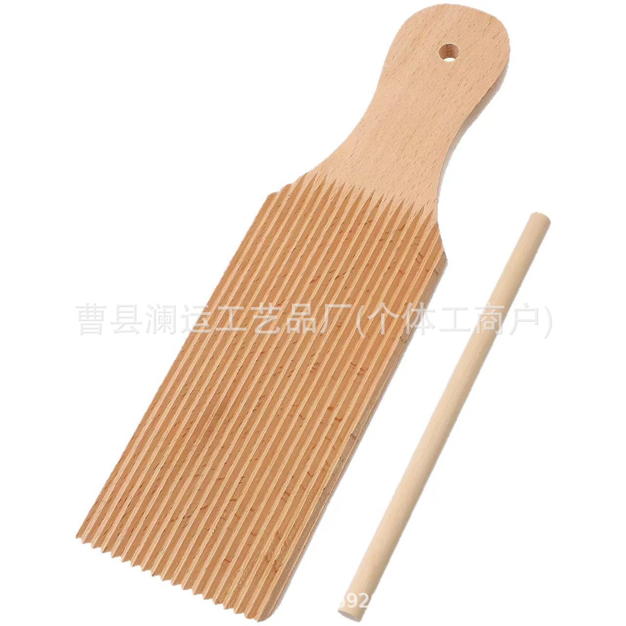 New Kitchen Wooden Panel Homemade Sesame Tool Solid Wood Noodle Rub Artifact Bamboo Panel with Handle