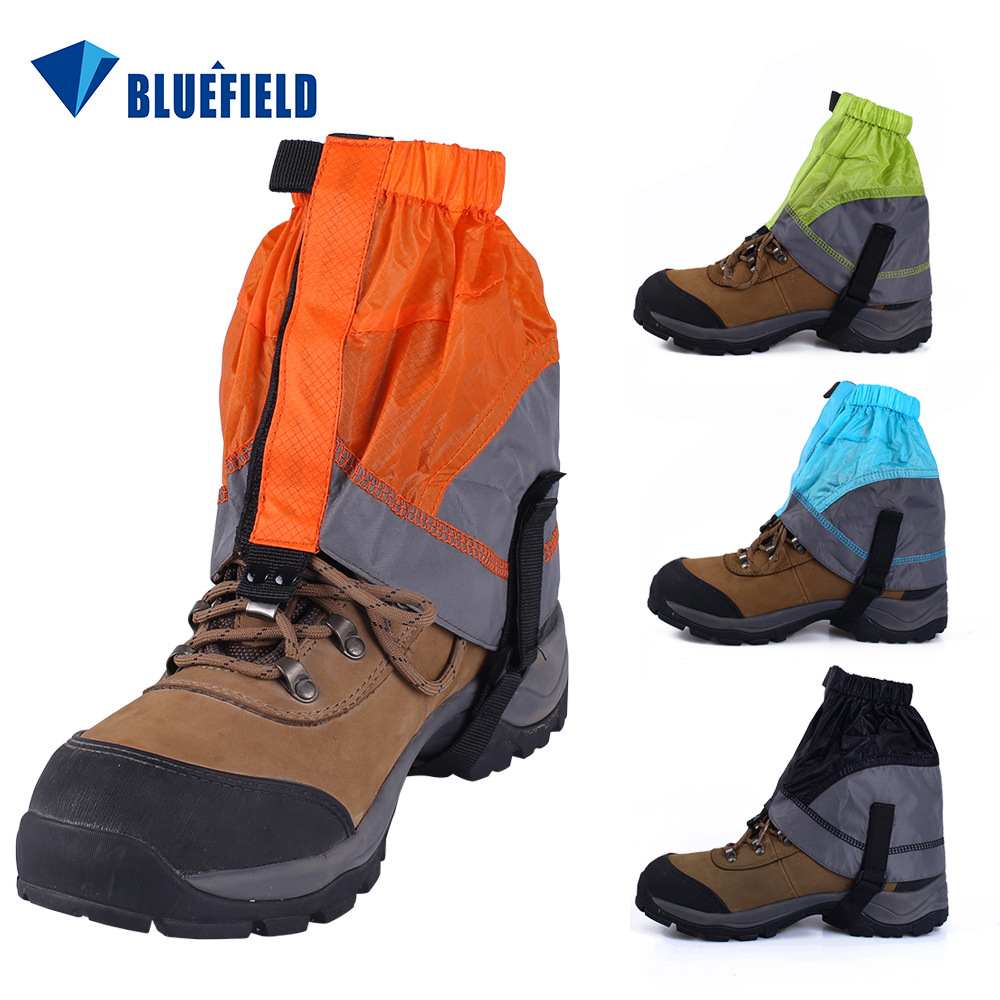 Blue Field Silicone Snow Cover Outdoor Mountain Climbing Hiking Desert Sand-proof Shoe Cover Ski Equipment Waterproof Leg Foot Cover