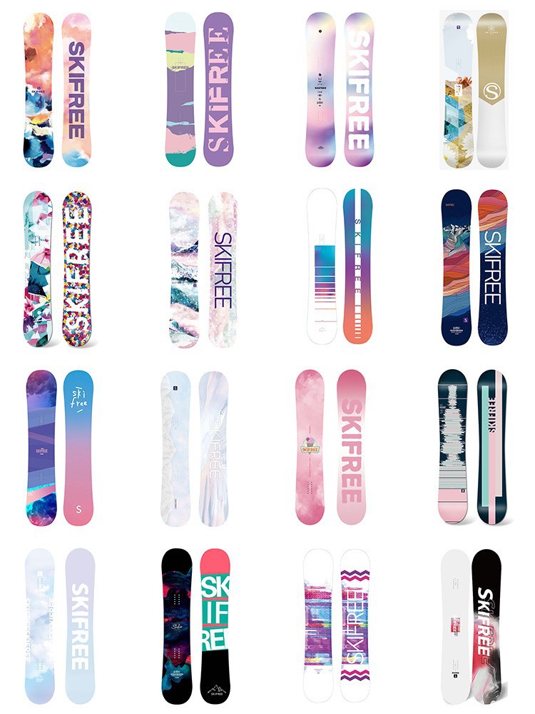 SKIFREE Snowboard Fast Wear suit Snowshoe Fixator for Men and Women Flat Flower Park All-round Snowboard