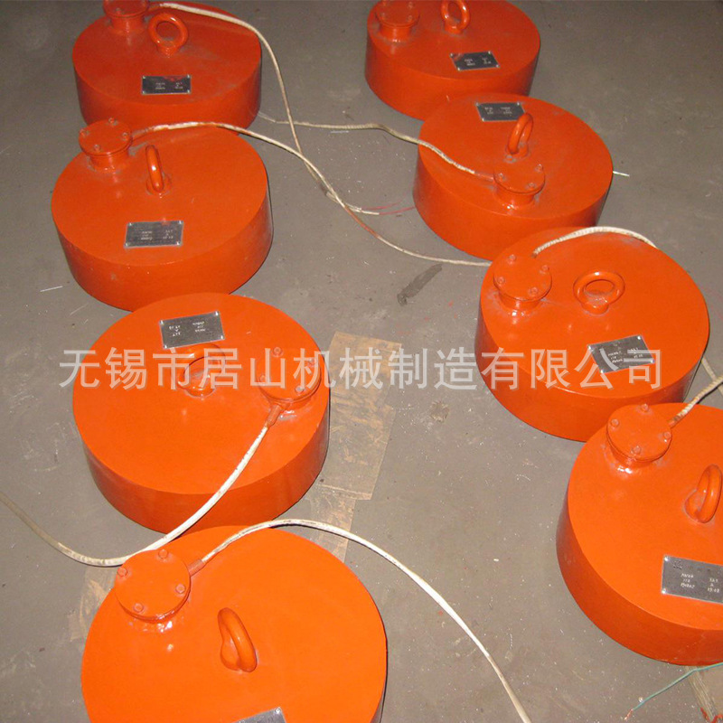 Manufacturer Produces Electromagnetic Suction Cup Scrap Steel Strong Magnetic Electromagnet Multi-Specification Round Electromagnetic Suction Cup