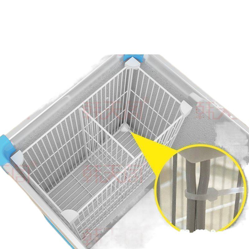 Internal Storage Rack in the Freezer, Storage Basket, Partition Basket, Divided Mesh Compartment Shelf, Bottom Freezer Classification Partition