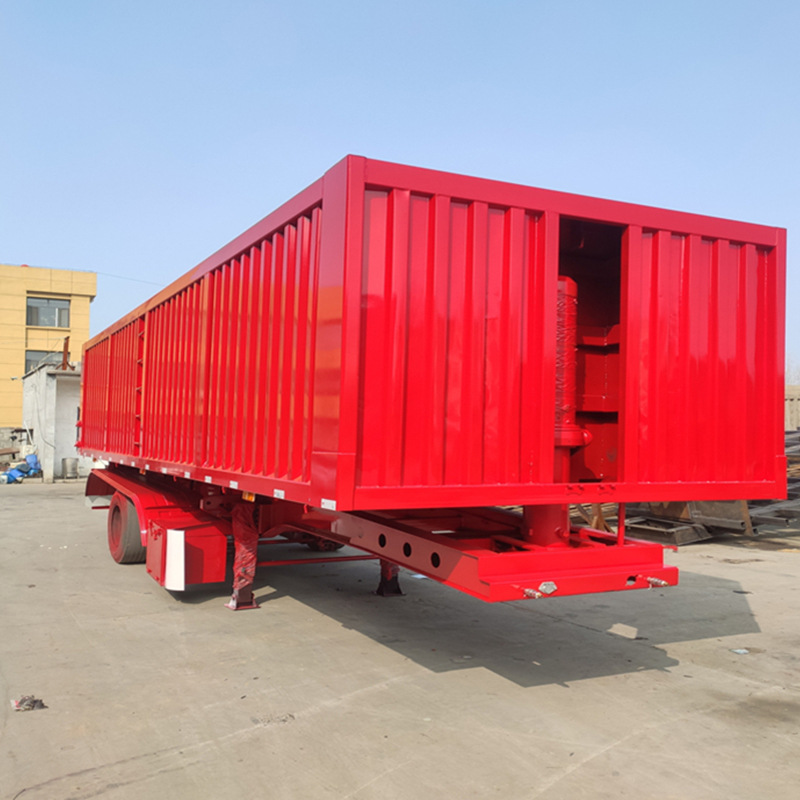 40-Foot Skeleton Box-Type Rear-Dump Truck, Mid-Box Transport Truck, Engineering Truck, Mining Truck, Mining Transport Truck