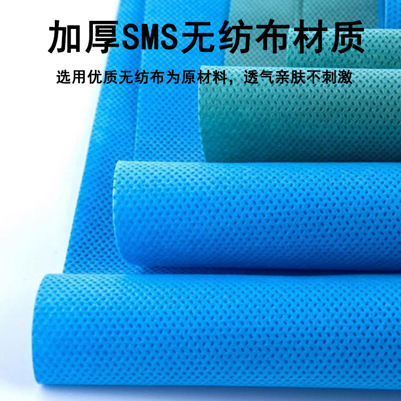 Two-head Elastic Disposable Non-woven Bedspread with Holes Thickeneded SMS Non-woven Beauty Bed Sheets Mattress Cover Waterproof