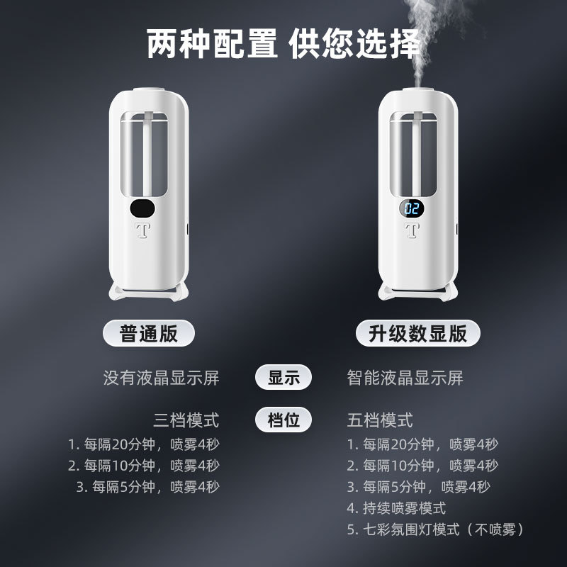 Aromatherapy machine timing Intelligent spray aromatherapy machine household incense machine bedroom toilet odor purification air aromatherapy machine