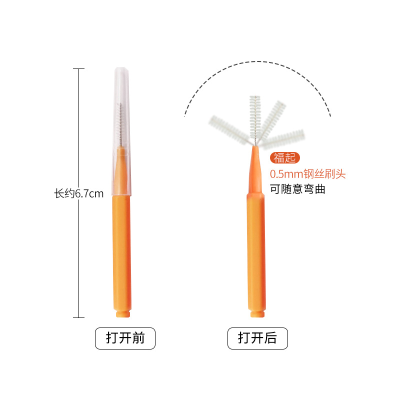 Spiral Disposable Eyebrow Brush Portable Disposable Eyelash Brush Eyebrow Brush Eyelash Comb Eyelash Beauty Tool with Cover