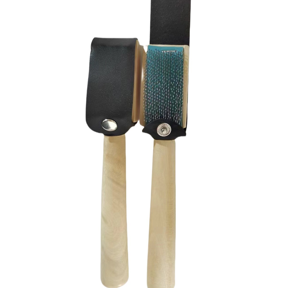 Brush Factory Supplies Dance Shoe Brushes, Stainless Steel Needle Beech Wood Dance Shoe Brushes, Soft-Soled Dance Supplies, Logo Available