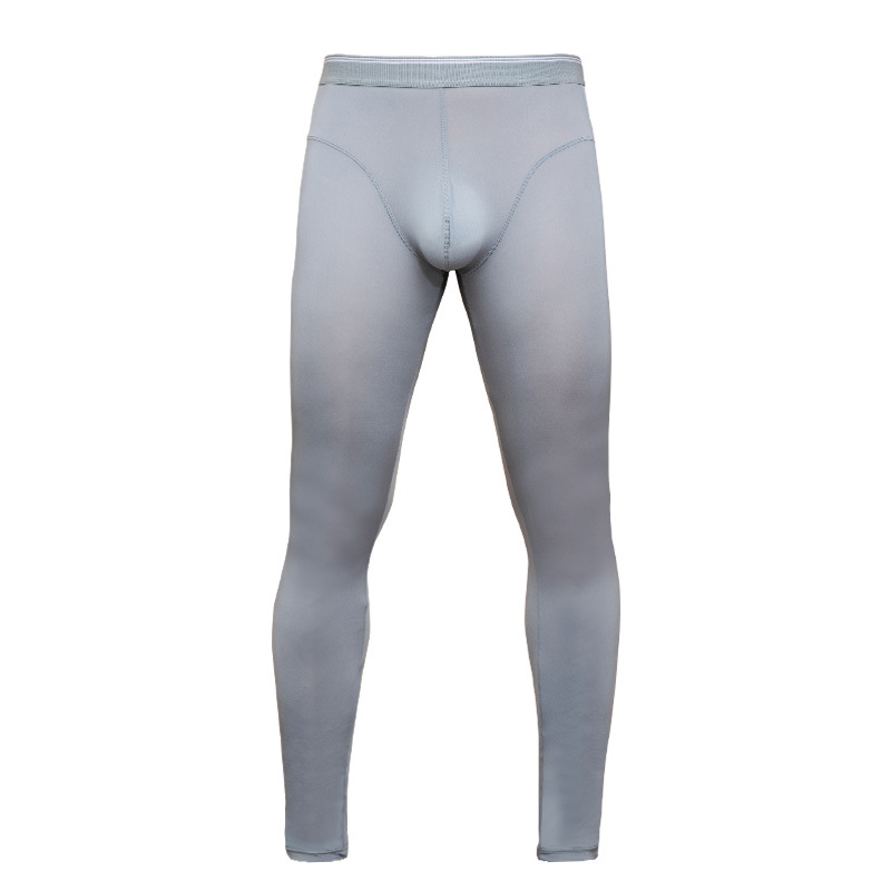 Men's Underwear Thin Close-fitting Leggings Ice Silk Smooth Breathable Home Sports Pants Breathable Comfortable Sexy Long Leggings
