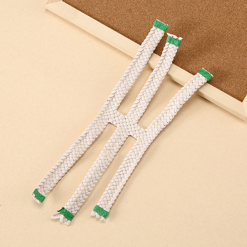 Foreign Trade Wholesale Customized Hand-Woven Sandals and Slippers Mesh Cut Out Toe Shoe Upper Accessories Semi-Finished Shoe Materials