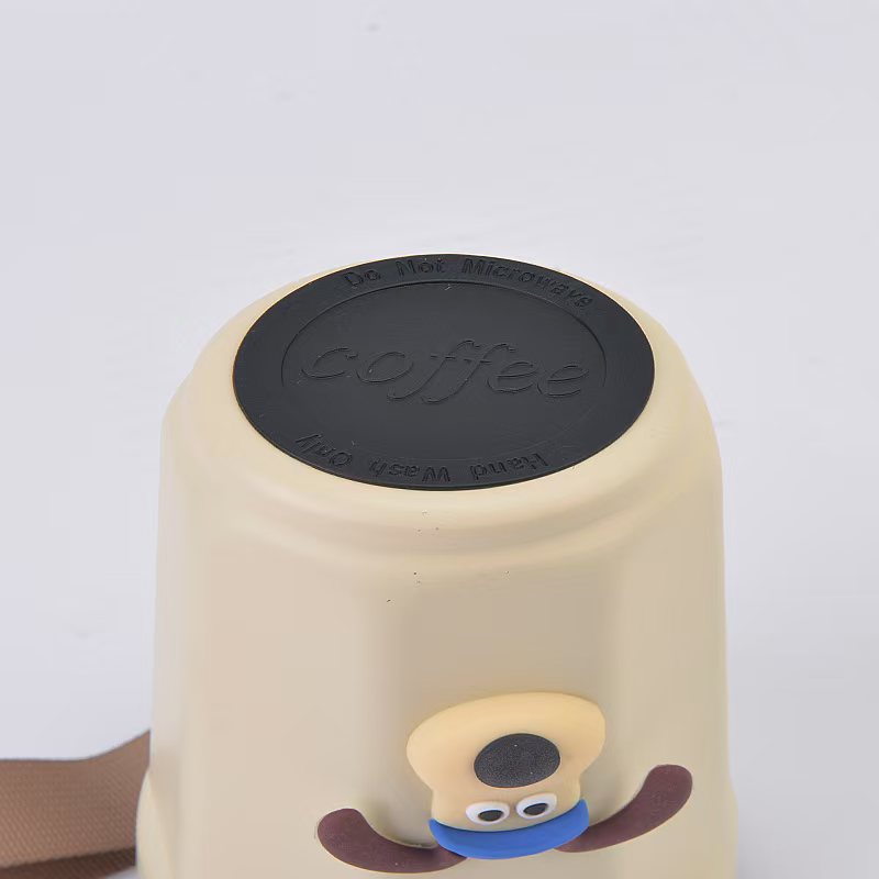 Thermos Cup Coffee Cup Straight Cup Silicone Pad Non-slip Pad Wear-resistant Strong Self-adhesive Bottom Sticker Round in stock Shock Absorbing