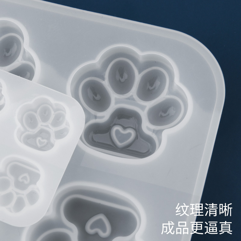 diy pinch mold cat claw silicone mold pinch music hand pinch toy