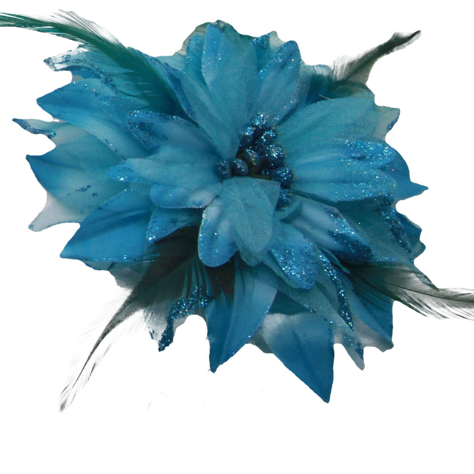 2025 Seven-Petal Chrysanthemum Korean Diamond Crystal Hat Flower Clothing Headdress Accessories Simulated Flower Organza Lace Pin