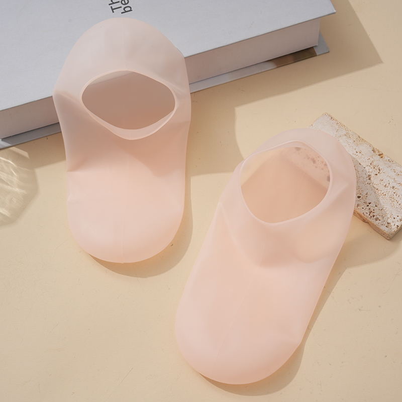 Factory wholesale silicone socks moisturizing skin care rubber foot cover anti-dry silicone socks