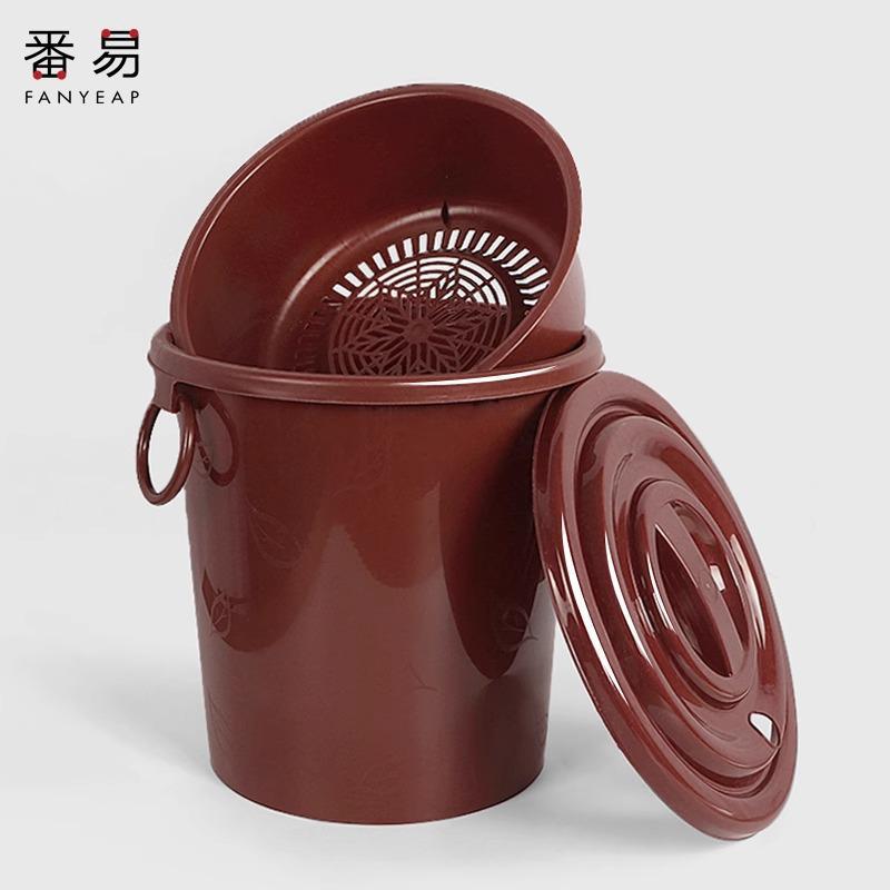 Free Shipping/10Y Tea Bucket A1P30 - Tea Residue Bucket, Tea Water Bucket, Filter Waste, Tea Ceremony Tool, Tea Table Waste