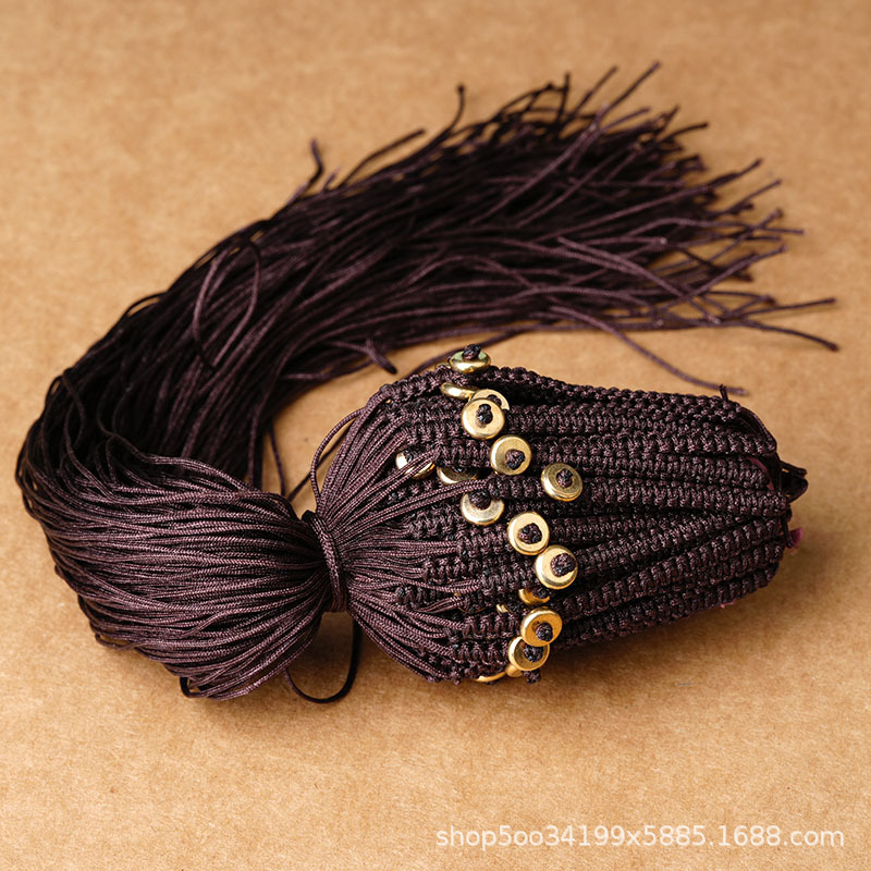 Creative woven hanging diy rope Xiangyun rope key chain pendant accessories men and women car lanyard accessories small gifts