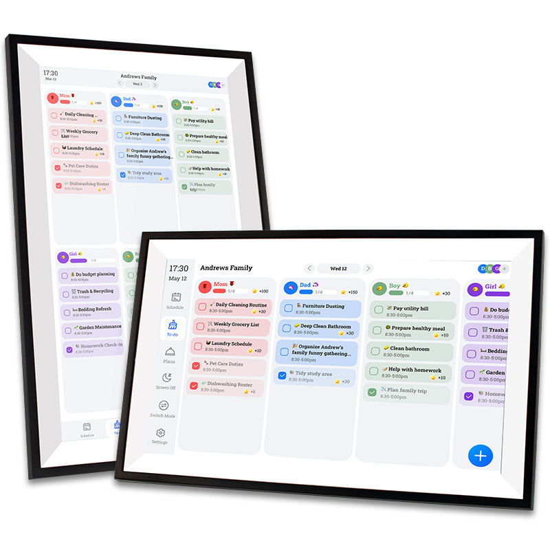 Cross-border 15.6 inch calendar cloud photo frame schedule management multi-functional electronic photo album home photo frame calendar photo frame