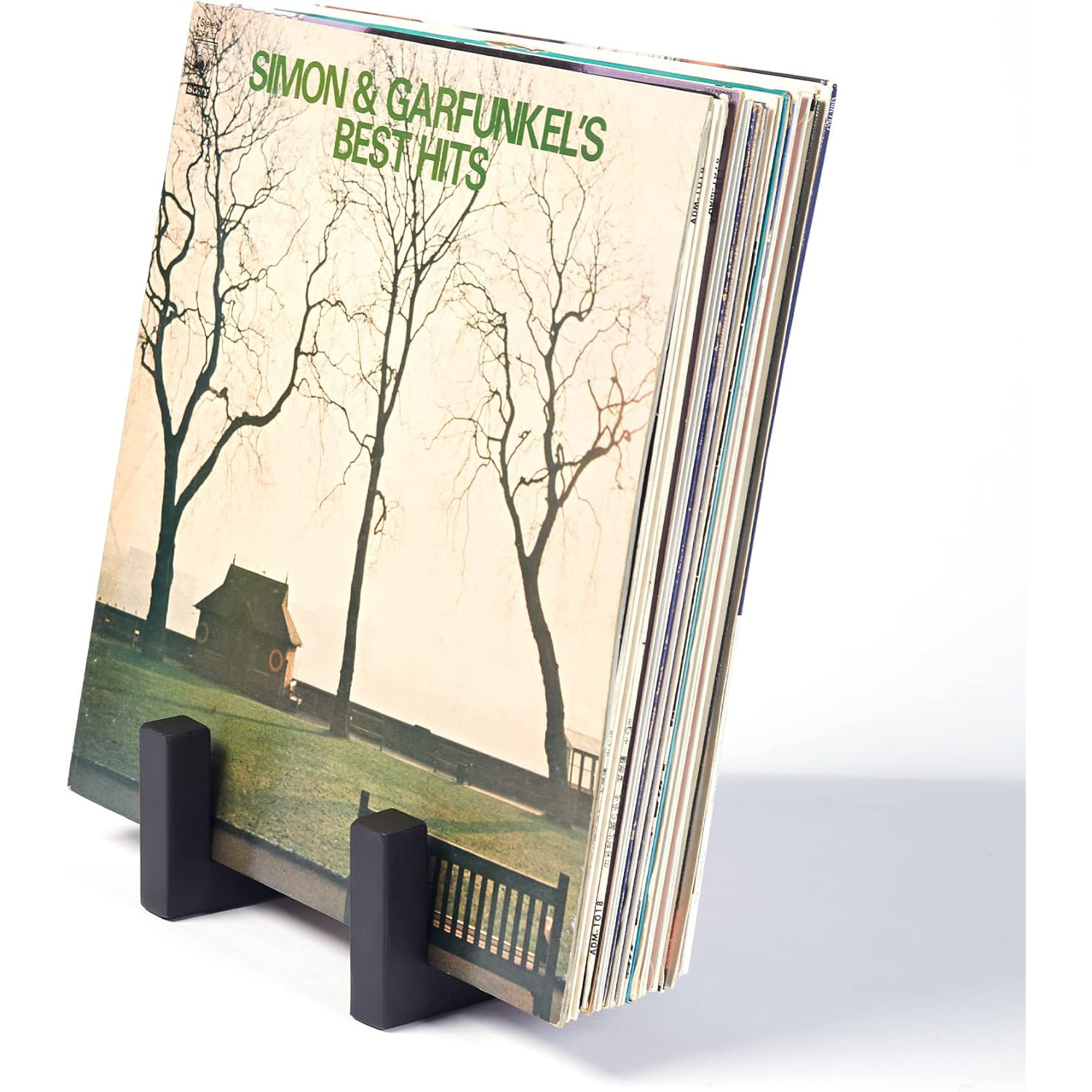 Metal Record Rack Vinyl Record Storage Rack Home Living Room Album CD Display Rack Iron Disc Stand