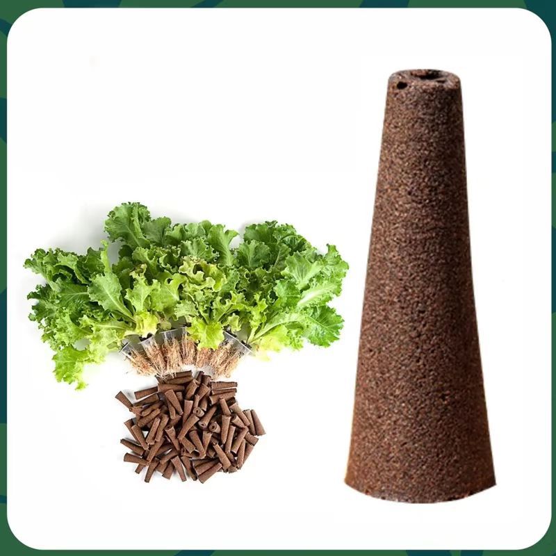 Seedling Substrate Block Seed Starter Bio-carbon Cotton Peat Block for AeroGarden iDoo Hydroponic Planting Block