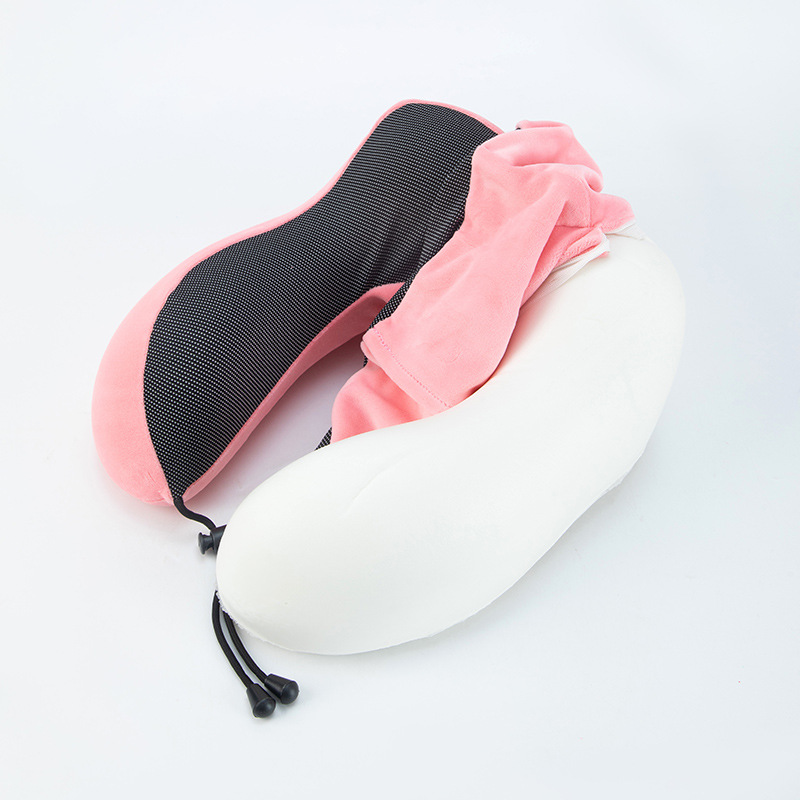 Factory wholesale memory cotton U-shaped pillow gift wholesale cross-border storage travel memory cotton U-shaped pillow cervical neck protection