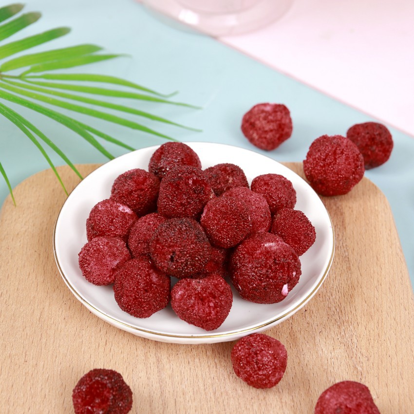 Freeze-dried bayberry dried factory in stock wholesale net weight various specifications bubble bayberry juice flower and fruit tea wholesale bayberry grains