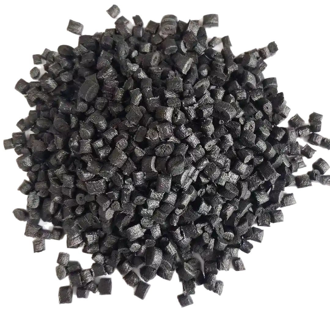 Rpbt Black Fiber-Added Recycled Plastic Grs Certified Injection Molding Acid and Alkali Resistance and Good Toughness Pbt Recycled Material Particles