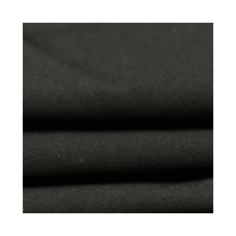 Plain Tie-Dye Customizable Blended Plain Polyester-Cotton Fabric, High-Gloss Breathable Cross-Border Shirt Fabric