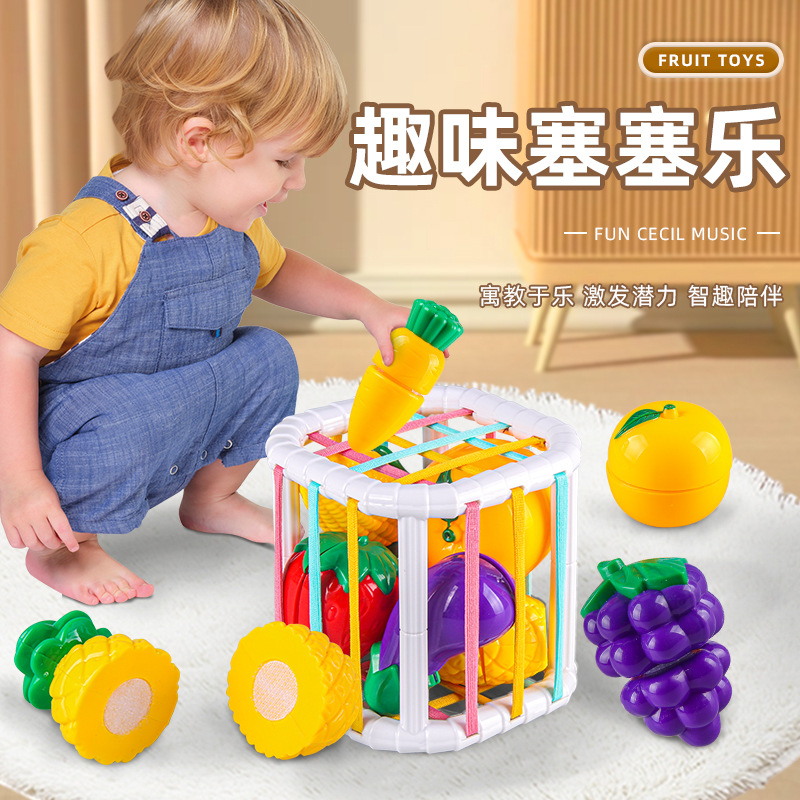 Игрушка Радужный Сеслер Резка фруктов и овощей Соответствие формы Цвета Мелкая моторика