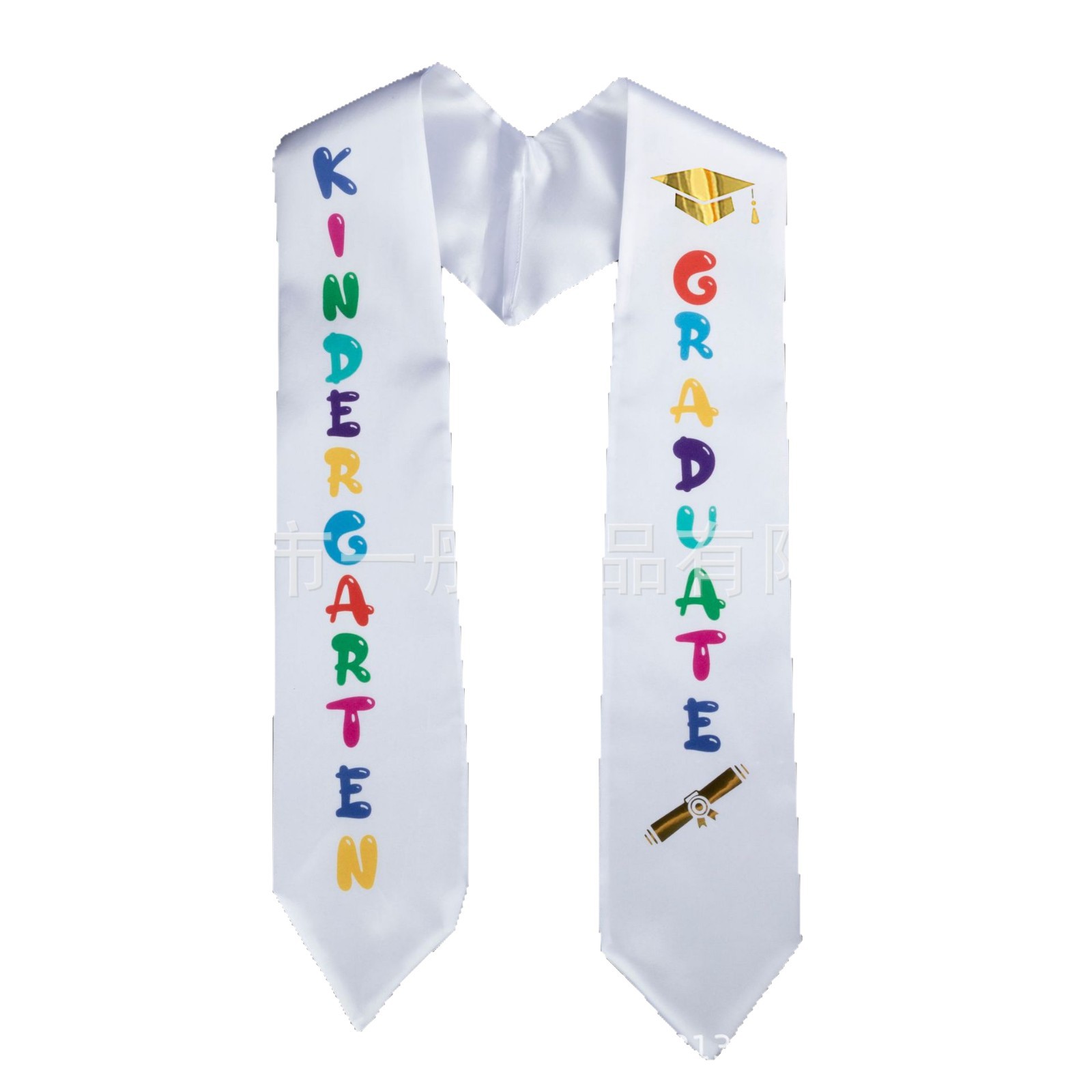 Cross-Border Children's Graduation Sash, Master's and Doctoral Ceremonial Shoulder Strap, Honor Award Shawl, Seasonal Celebration Decorative Sash