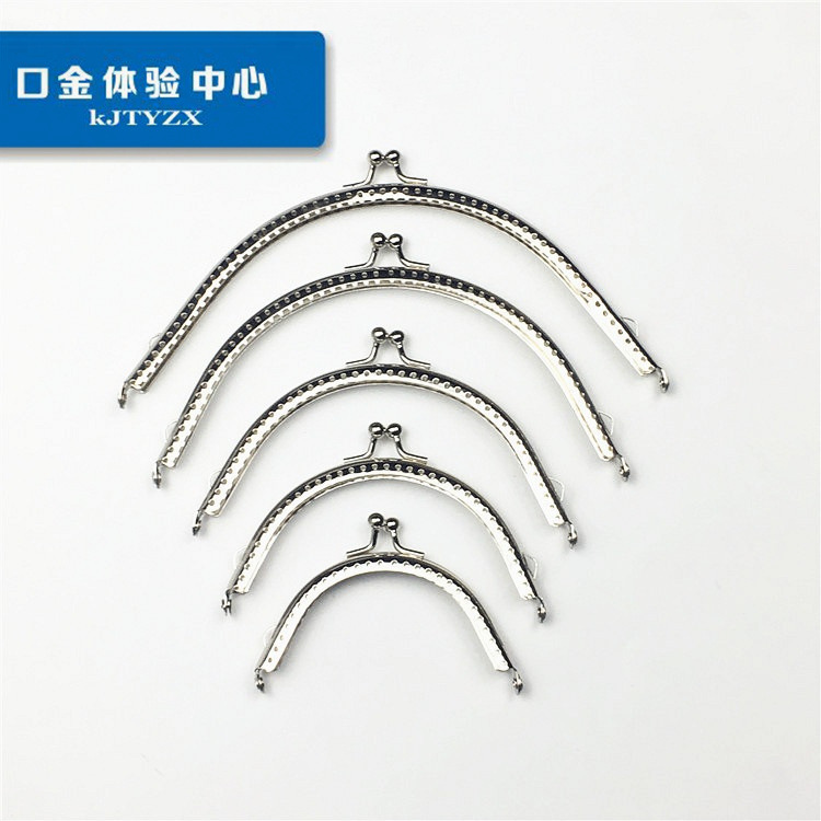 8.5 10.5 12.5 15 18CM semicircle, square broken hole gold, basic gold, gold bag