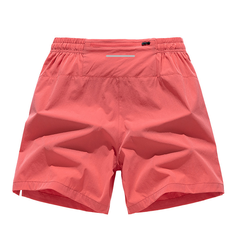 Summer Ice Silk Nylon Sports Shorts Men's Casual Loose Elastic Running Fitness Quick-drying Thin