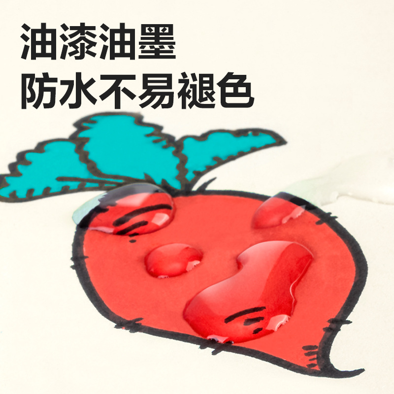 Deli Paint Pen Wood Marking Cargo Identification Number Graffiti Tire New Year DIY Gold Pen Waterproof Touch-Up Paint