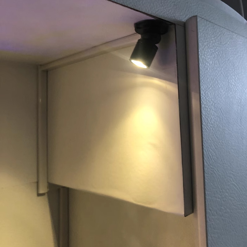 Cross-border led mini usb small spotlight 3W5v charging treasure hand-made model DIY fish tank color spotlight 1w spotlight