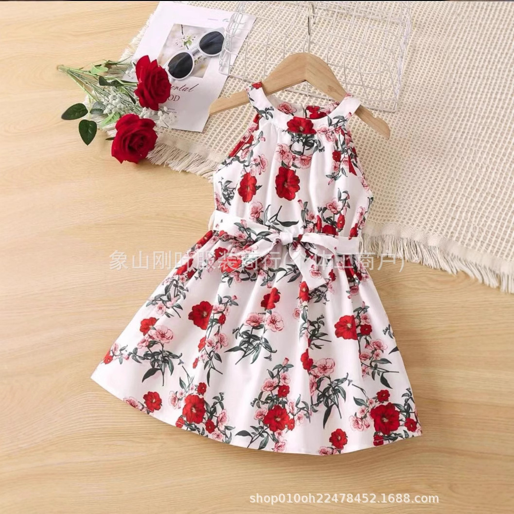 Cross-border SHEIN children's clothing miscellaneous cute cartoon top pants fashion children's suit summer kid's clothe