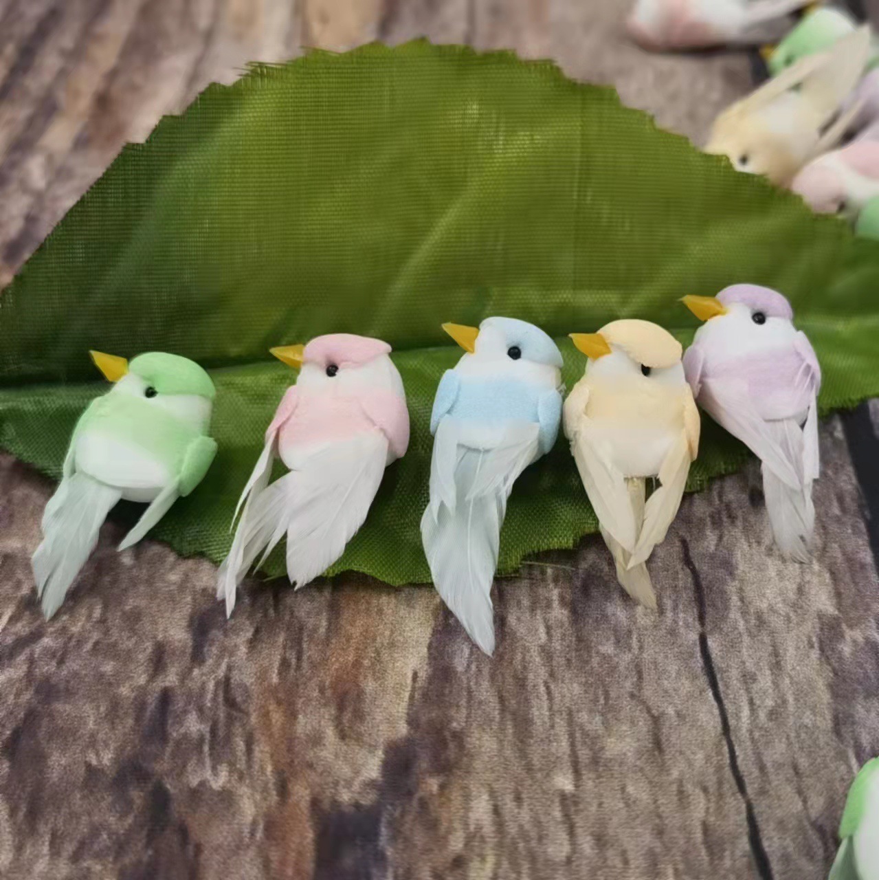 Заколка Нянь Да Ай/Многоцветная толстая чирикающая птица/заколка с 1 юанем (в наличии)