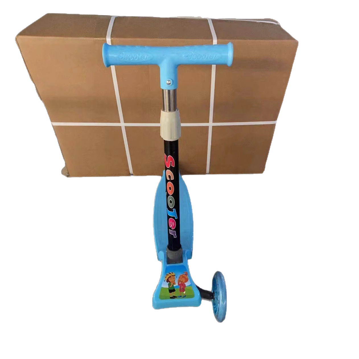 Scooter Children's Scooter Foldable One-Leg Slippery Slippery Slippery Car with Music Tricycle Twist Car