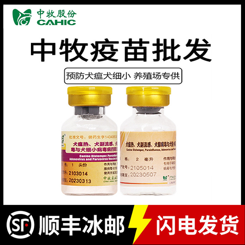 Вакцина четверной для собак среднего размера, специальная для собачьих ферм для предотвращения собачьей чумы, для мелких собак, профилактика эпидемий, вакцина для щенков, собака-лошадь