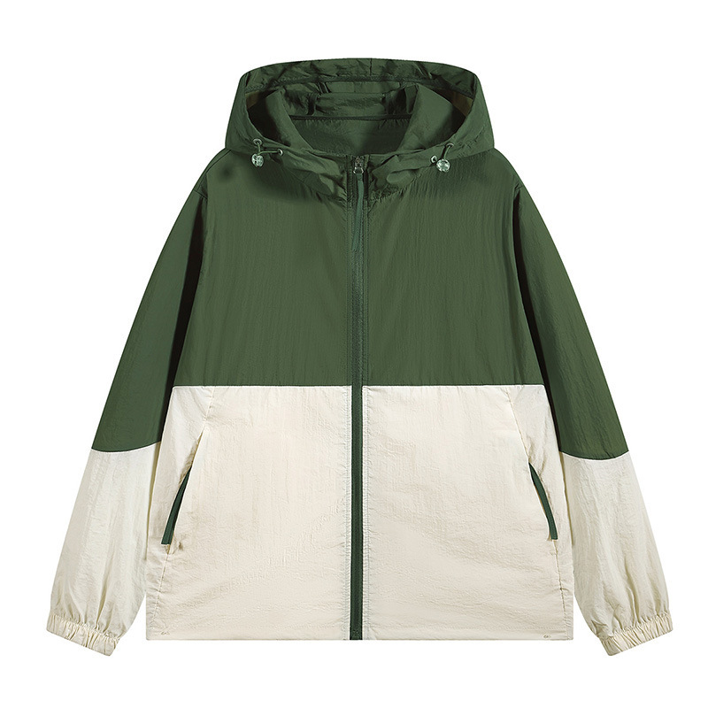 Factory direct supply tide brand new sunscreen clothing youth light breathable UV skin clothing color matching lovers