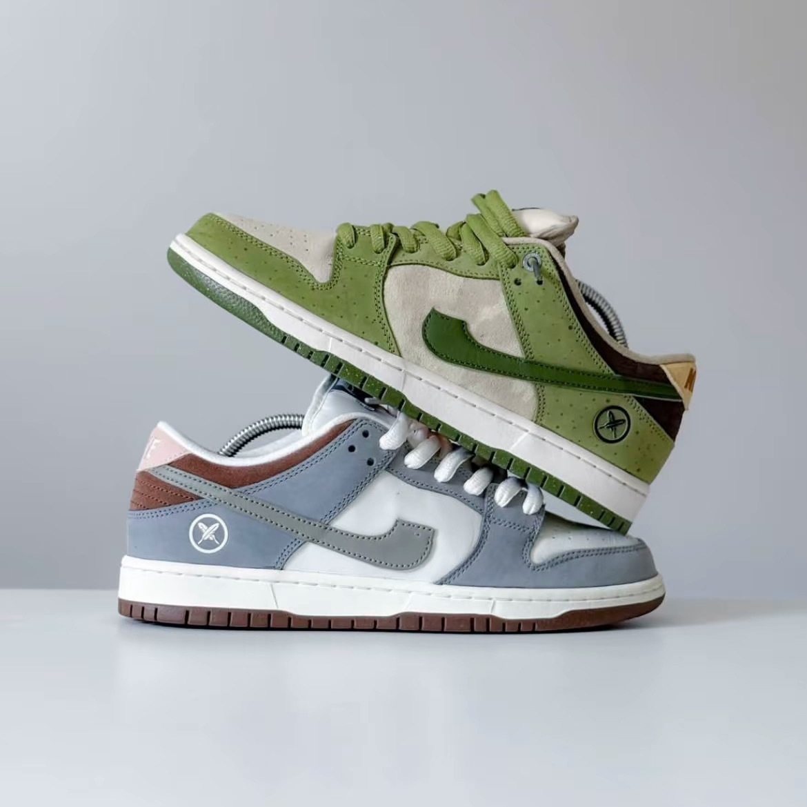 Чистые оригинальные кроссовки Dunk Joint Yuto2.0, чемпион зеленого пера, ретро низкие повседневные спортивные кроссовки для мужчин и женщин