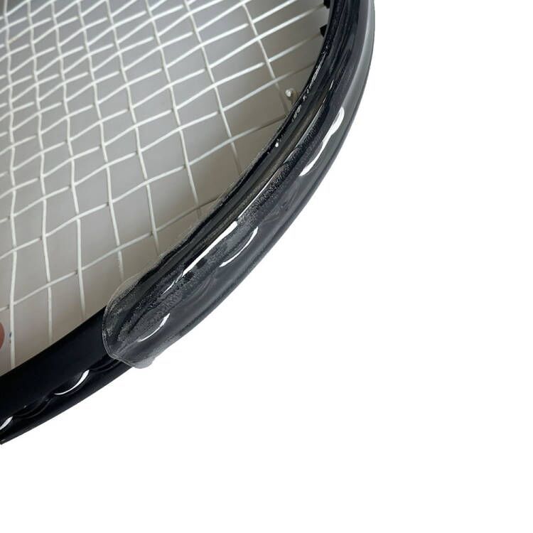 Non-in stock transparent tennis racket head sticker frame protection racket belt prevent frame collision scratch wet TPU single strip